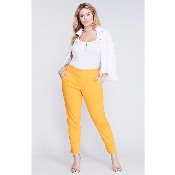 Lane Bryant Pants - Lane Bryant Business Casual Yellow Pants